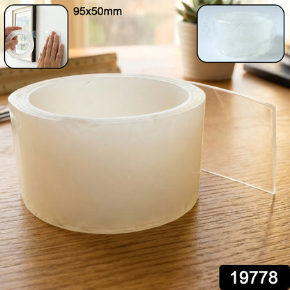 Clear double sided adhesive mounting tape for wall fixing